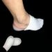 Height Enhancing Insoles In Socks Silicone Invisible Height Enhancing Pads White Elastic_vogvips.com