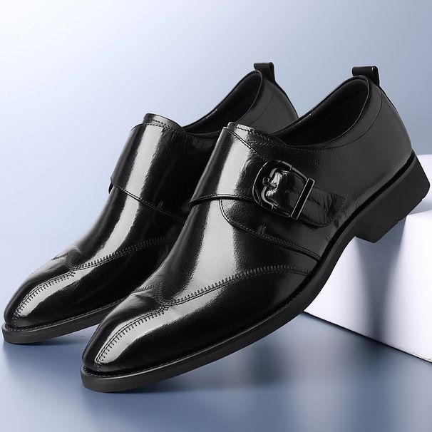 Euro Step Business Casual British Brogue Carved Formal Leather Men's Large Size Wedding Shoes Soft Sole_vogvips.com