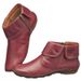 2023 Shoes Round Toe Casual Women's Leather Large Size Solid Color Side Zipper Martin Boots Women 43_vogvips.com