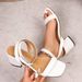 Square-toed, Single-strap, Fairy-style, Large-size, Chunky-heeled Women's Sandals, 2026 Summer New Model, Solid Color,_vogvips.com