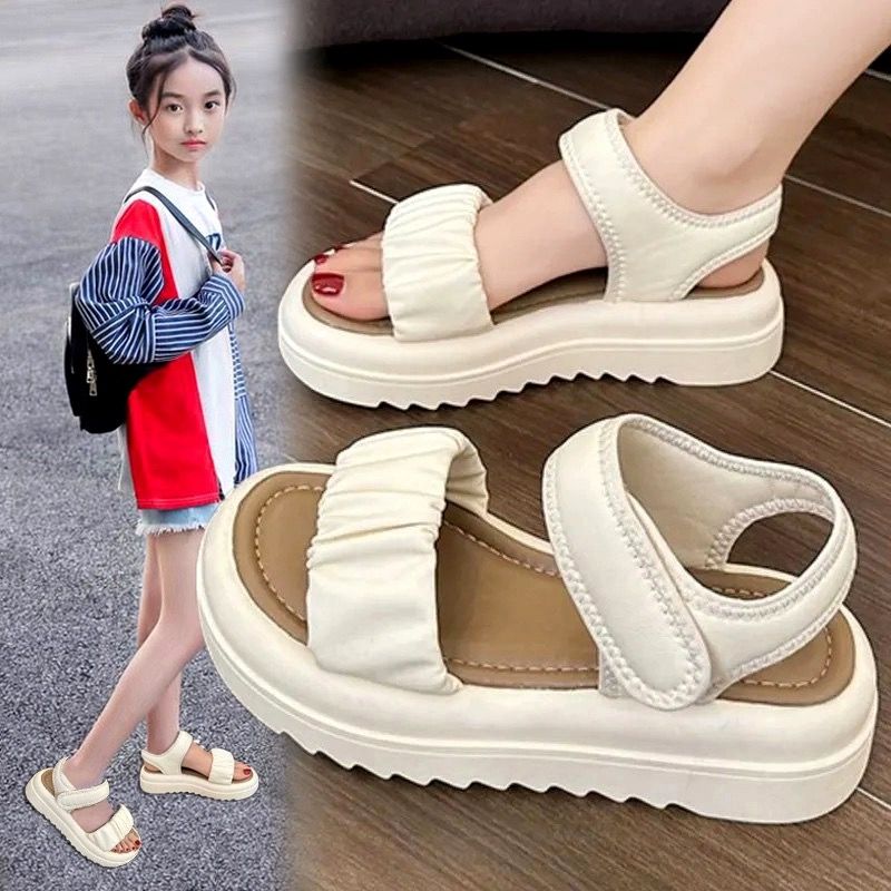 Girl Fashion Soft Bottom Princess Summer Sandals_vogvips.com