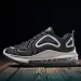 Mens Black White Full Non Slip Air Cushion Running Daily Footwear Shoes Shock Absorbing Lace Up For Sports Training And_vogvips.com