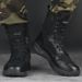 European Warm Series Summer Ultra-light Breathable Flying Fish Shoes High-top Training CQB Special Forces Tactical Black Combat Boots For Men_vogvips.com