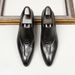 New Breathable Fashionable Small Pointed Leather Men With Crocodile Pattern Emed For Business And Leisure Men's Lefu_vogvips.com