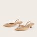 Women’s Shoes Pointed Rhinestone Metal Buckle Decorated Slingback Sandals For Women Elegant Stiletto Mule Front Cover Back Empty Sandals_vogvips.com