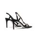 Summer New One-word Strap High Heels Temperament Rhinestone Snake Shape Same Open-toed Sandals Women's Stiletto_vogvips.com