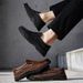 2026 Spring And Autumn Business Casual Shoes For Men, Large Size Hand-Stitched Shoes, Trendy Men's Slip-On Shoes, Men's_vogvips.com