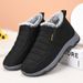 Winter Old Beijing Cloth For Men, Thickened With Fleece, Middle-aged Elderly Walking Shoes, Warm And Non-slip Women's_vogvips.com