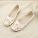 Women’s Shoes New Style Old Beijing Cloth Shoes Breathable Cotton And Linen Flat Embroidered Women's Shoes Non Slip Single Shoes Retro Shoes_vogvips.com