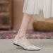 Pointed-toe Women's Summer Shoes, Low-cut Versatile 2025 New Style, Flat-soled Elegant Ladylike Soft-soled_vogvips.com