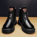 European Warm Series High-top Martin For Men, Autumn New British Style With Zipper Design, Height-increasing Thick-soled Men's Boots_vogvips.com