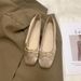 Wrinkle Design Shallow Mouth Square Head Summer 2025 New Soft Leather French Grandma For Women, Single Shoes_vogvips.com