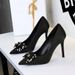 8358-H113 European American Style Floral Beaded Shiny Pointed High-heeled Shoes, Suitable For Xiuhe Dress And Main_vogvips.com