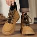 European Warm Series British Style Men's Leather New High-top Thick-soled Solid Color Martin Fashion Trend Outdoor Work Boots_vogvips.com