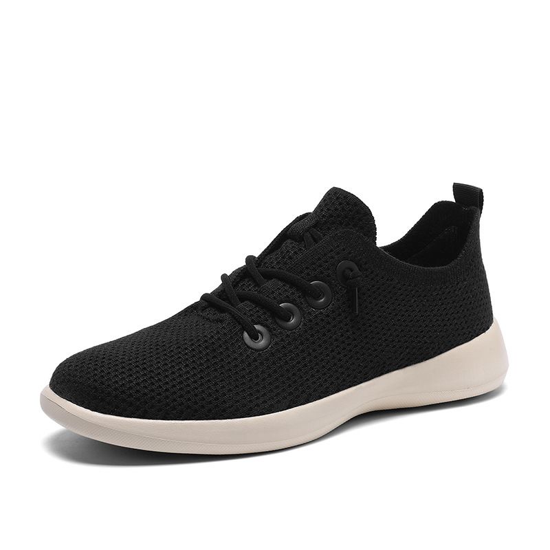 2025 Hot Selling Couple's Sports Lightweight Breathable Fly Woven Casual And Women's Running Shoes, Men's Shoes_vogvips.com