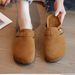 Korean Version Of Thick Soled Haken Women's Shoes With Foreskin For External Wear, 2025 Autumn New One Foot Fashion_vogvips.com