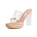 2025 Summer Outdoor Rhinestone Comfortable One-Strap High Heels Waterproof Platform Non-Tiring Crystal Chunky Heel_vogvips.com