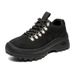 2024 Spring Autumn New Men's Black And Yellow Martin Boots Casual Versatile Sports Thick Heel Round Toe Front Lace-up_vogvips.com