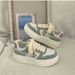 Wheat Ear Women's New All Match Sneakers Thick Soled Casual White Shoes Women_vogvips.com