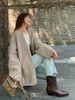 Grape Women's Fashionable Pointed Toe V-Cut Denim Slim Thick Heel Wrinkle-Free Western Short Boots For Women_vogvips.com