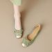 French-style Shallow Egg Roll Flats 2026 Spring/summer New Versatile Bowknot Flat Ballet Soft-soled Women's Shoes_vogvips.com
