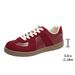 Large Size German Training 2025 New Round Toe Versatile Lace Up Flat White Low Top Sports Board Shoes_vogvips.com