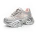 Women's Mesh Dad Sneakers 2026 Spring/summer New Versatile Rhinestone Thick-soled For Petite Individuals, Popular Online_vogvips.com