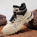 2025 Autumn High-top Men's Martin Fashion Leather Patchwork Thick-soled Height-increasing Lace-up Motorcycle Yellow_vogvips.com