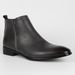 Euro Step Small Square Toe Shoes Versatile Fashion Men's Short Ankle Boots_vogvips.com