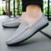 Spring And Summer New Men's Casual Korean Version Trendy Youth Board One Foot Lazy Versatile Shoes, Bean Shoes_vogvips.com