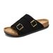 Men Wear Wooden Clogs Outdoors In Slippers, Which Are Trendy, Anti-slip And Anti-odor Flip-flops_vogvips.com