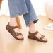 Asgard Suede Clogs New Cork Sole Slipper For Women Outdoor Non-slip Flat Mules Potato Shoes Summer Lady Leisure Beach_vogvips.com