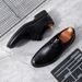 Spring And Autumn New Leather British Business Korean Edition Trendy Formal Casual Men's Shoes Lace Up_vogvips.com