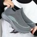 Shoes For Women, Versatile New Spring One Foot Casual Shoes, Soft Soled Fly Woven Breathable Socks, Women's Shoes_vogvips.com