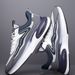 Summer New Flyknit Mesh Breathable Casual Sports Men's Versatile Lightweight Non-Slip Shock-Absorbing Running Shoes_vogvips.com