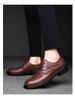 Casual Dress Leather Shoes Men's Shoes Inner Height Increase Single Shoes Thick Sole Height Increase Shoes Casual Suit Shoes_vogvips.com