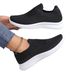 Large Size Knitted Women's 2025 New Flat Bottomed Comfortable Fit Sports And Leisure Shoes_vogvips.com