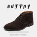 Wind Waterproof Suede Short Boots Medium Help Retro Men's Boots Martin Boots_vogvips.com