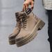 Thick-soled Heightening Men's And Women's Martin Boots Casual Outdoor Comfortable Mountaineering Retro Tooling Boots_vogvips.com