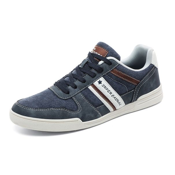 New Gump men's shoes Breathable denim sports casual shoes low top lace-up outdoor men's board shoes_vogvips.com