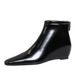 6632-9 Retro European American Style Wedge Heel Height Increasing Fashion Versatile Slimming Autumn Winter Women's And_vogvips.com