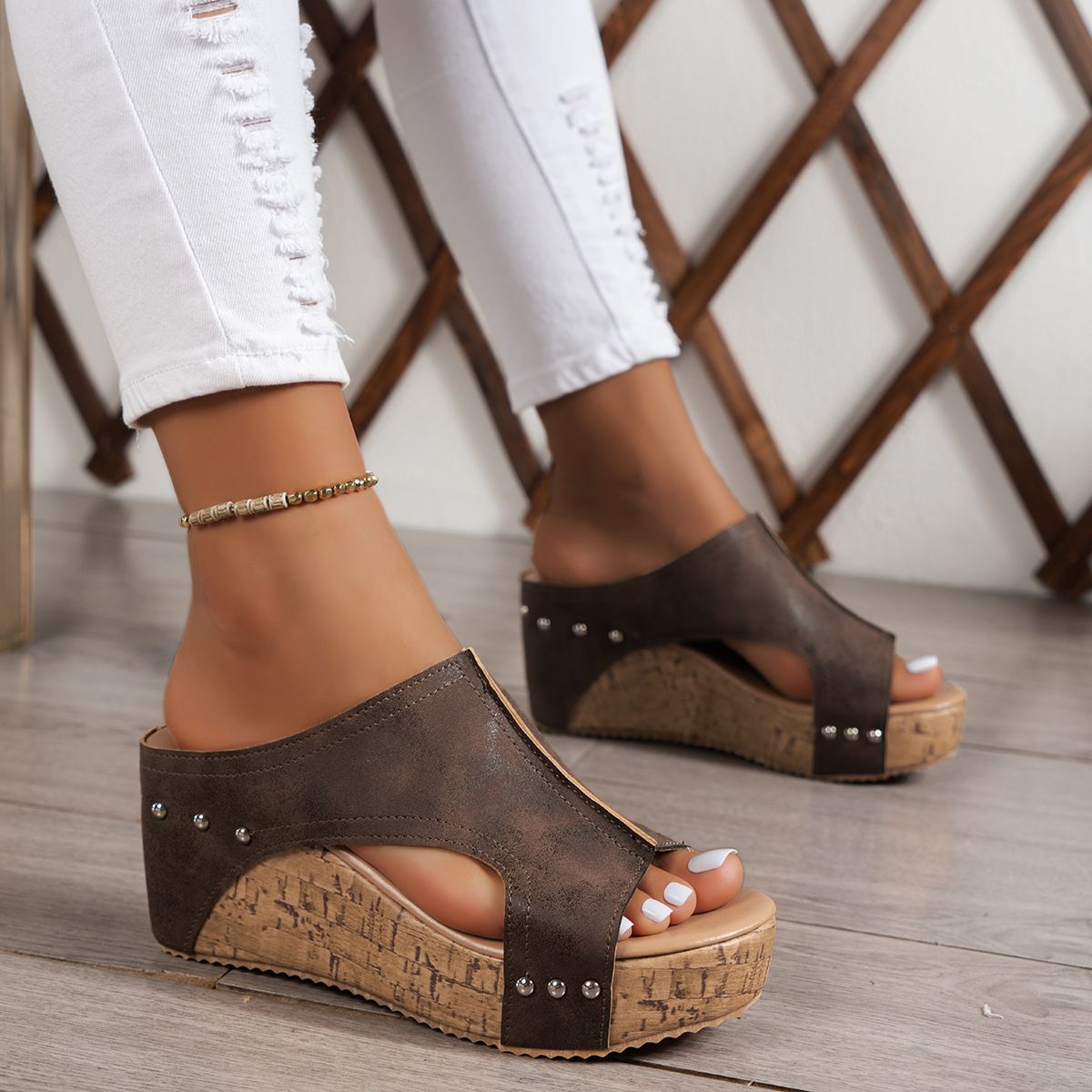 SHLIANG Women Sandals New Summer Roman Open Toe Platform Sandals Retro Peep Toe Wedges Shoes Women Casual Designer Slippers Y0437_vogvips.com