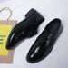 Men’s Shoes Men's Leather Shoes Korean Version Of British Fashion Shoes Men's Leather Shoes Casual Breathable Business Formal Leather Shoes_vogvips.com