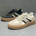 Spring Summer Men's 2025 New Genuine Leather Sneakers Rubber Non-Slip Mesh Breathable Thick Sole Casual Training Shoes_vogvips.com