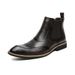 Men's High Top Leather Shoes Men's Trendy Martin Business Boots British Style 2026 New Item_vogvips.com
