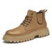 European Warm Series Autumn Martin Mid-top High Street Style Short Men's Shoes Casual Desert Work Boots Men Versatile Trendy_vogvips.com