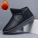SHLIANG New Men's Winter Boots Outdoor Waterproof Winter Shoes For Men Snow Boots High Quality Non Slip Ankle Boots Warm Shoes X0082_vogvips.com
