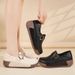 Genuine Spring And Autumn New Thick-soled Leather Sho, Versatile, Fashionable, Casual, Trendy, Lightweight Women's_vogvips.com