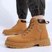 European Warm Series Men's Safety Shoes 2025 Winter Construction Site Wear-resistant Work Martin Boots Waterproof Non-slip Hiking Sports_vogvips.com