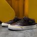 2025 Fall/Winter New Vintage Mid-Top Crocodile Embossed Patchwork Sneakers Brown Soft Leather Color-Block Board Shoes_vogvips.com